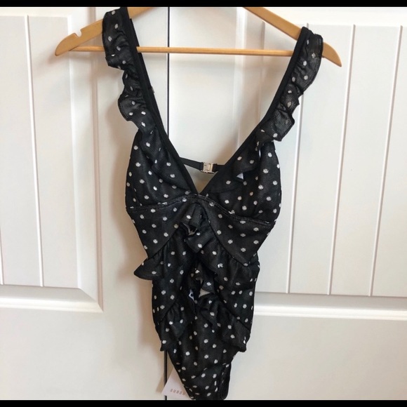 Suboo over and over frill one piece swimsuit - Picture 4 of 6